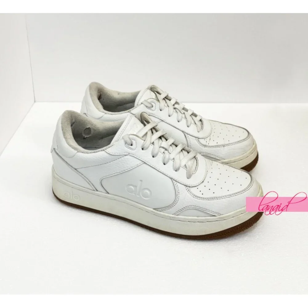 Alo Recovery Mode Sneakers Natural White Gum Tan Sporty Sports Athletic Shoes